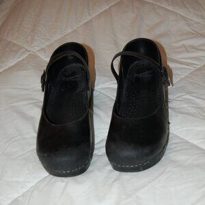 Dansko #2  Women's' Black Mary Janes Size 40